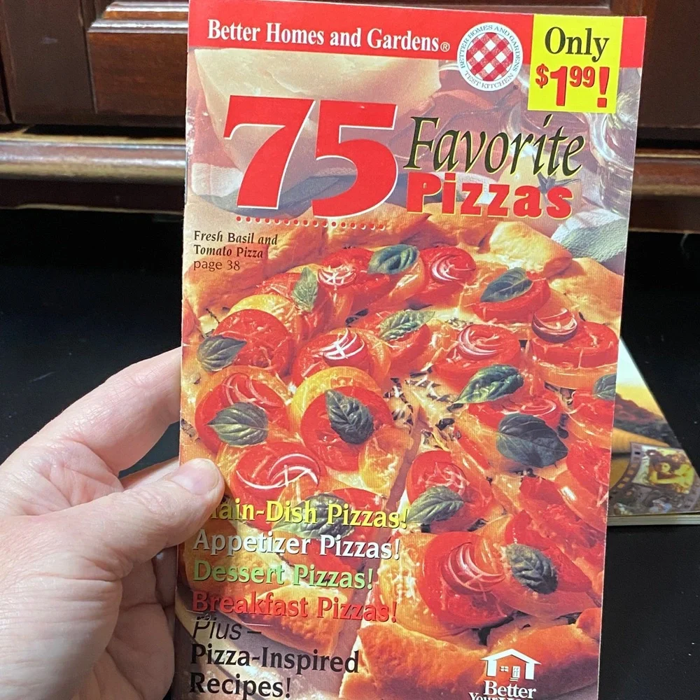 Set of Four vintage Pizza Pasta  Italian and Southern Cookbook recipe Magazines